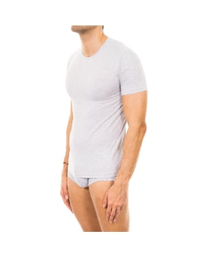 Kurzarm-T-Shirt mit Rundhalsausschnitt für Männer M389001