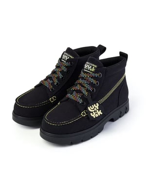 Kicker hi x Lucy Damen schwarze Stiefel