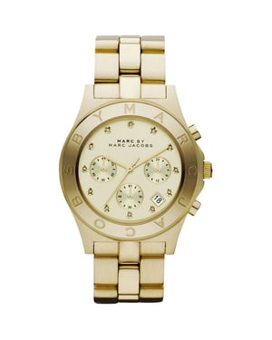 Marc Jacobs MBM3101 Goldfarbene Damenuhr