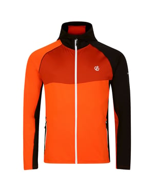 Dare 2B - "Touring" Jacke Durchgehender Reißverschluss für Herren (Lunde Orange/Rooibos Tee)