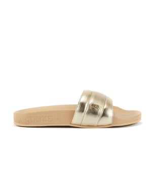 Sandalen in Vichy-Gold