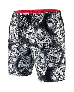 Speedo Star Wars Print Freizeit 17inch schwarz weiß Junior Watershorts 8 07857C630