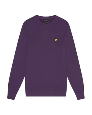Lila Pullover-Sweatshirt mit Lyle & Scott-Logo