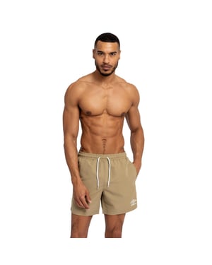 Umbro Herren Taped Swim Shorts (Khaki)