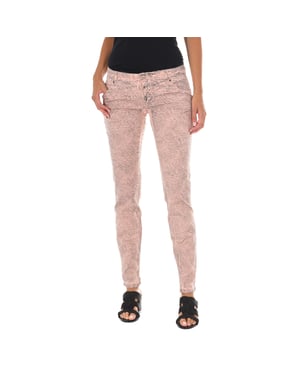 Lange Hose mit schmal geschnittenen Säumen 70DBF0585-R216 woman