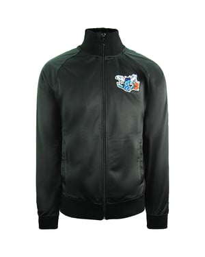 Mitchell & Ness Charlotte Hornets Mens Black Track Jacke