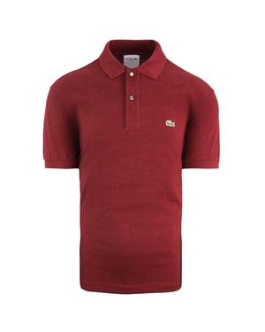 Lacoste Classic Fit Herren Burgunder Polo -Hemd