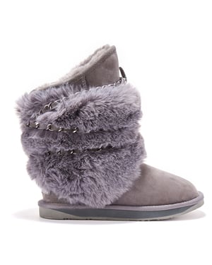 Kurze, graue Atilla-Stiefel