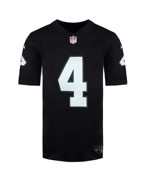 Nike NFL Las Vegas Raiders 4 Derek Carr Heimtrikot mit limitiertem Spiel