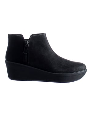 Clarks Schritt Rose Womens Black Stiefel