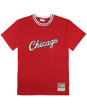 Mitchell & Ness Chicago Bulls Französisch Terry Mens T-Shirt