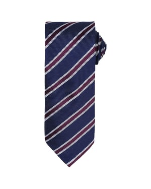 Premier - Krawatte für Herren (Marineblau/Aubergine)