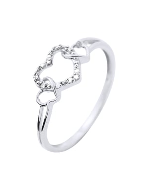 DIADEMA - Ring - Prestige Jewelery - Herz - Weißgold