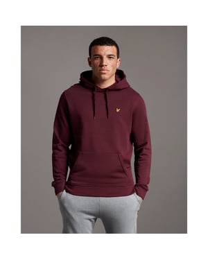 Sweatshirt � Kapuze Lyle & Scott in bordeauxrot