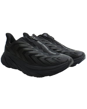 Hoka One Project Clifton Unisex-Laufschuhe, Schwarz