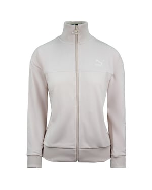 Puma Zip Up Track Jacket Langschläfe Creme Womens Track Top 595943 23