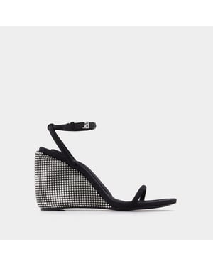 Dahlia 105 Pumps aus schwarzem Lycra