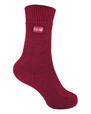 Kinder Thermosocken für den Winter | THMO | Warme flauschige Fleece-Innensocken für Jungen & Mädchen - Fuchsia