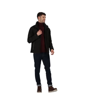 Regatta Herren Apex Soft Shell Jacke (Schwarz)