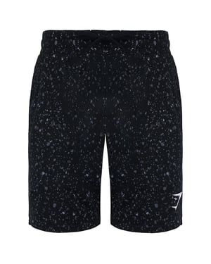 Gymshark Micro Print Herren Schwarze Shorts
