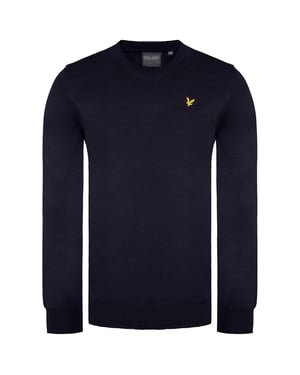 Lyle & Scott Golf Mens Navy Pullover
