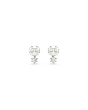 Swarovski 'Matrix' Damen Ohrstecker aus Metall - Silber 5694225