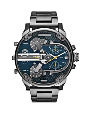 Diesel DZ7331 Mr Daddy 2.0 Gunmetal Edelstahl Herrenuhr