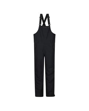 Mountain Warehouse Eris Skihose für Herren, wasserdicht, mit Latz vorne, Schwarz