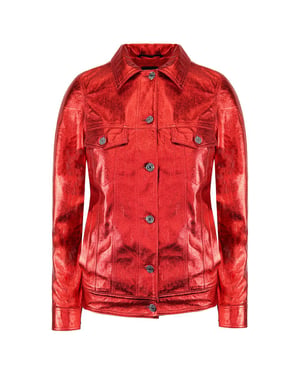 Armani Exchange Trucker Womens Red Jacke