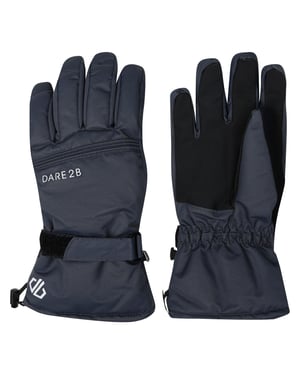 Dare 2B Herren Ski-Handschuhe Worthy (Ebenholz-Grau)