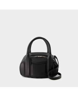 Roc Small Schultertasche - Alexander Wang - Leder - Schwarz