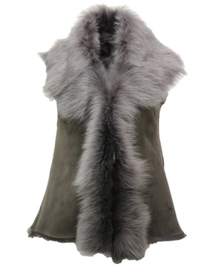 Damen-Shorts-Gilet-Denver aus Toscana-Lammfell
