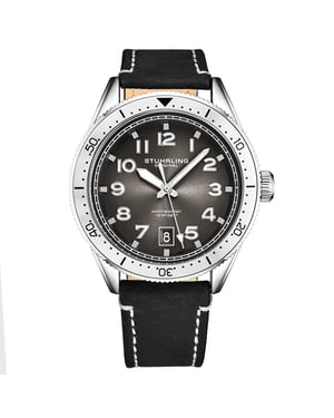 Silber und Grau Quarz 42mm