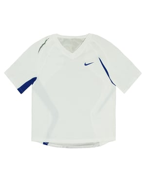 Nike Short Sleeve V-Ausschnitt weiße Womens T-Shirt 714460 101