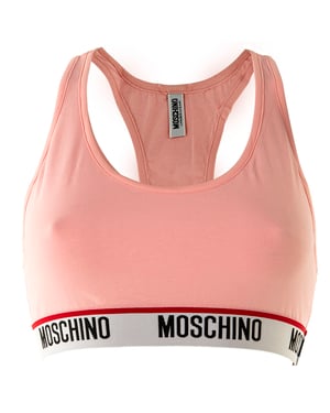 Moschino Bustier Racerback Stretch Baumwolle