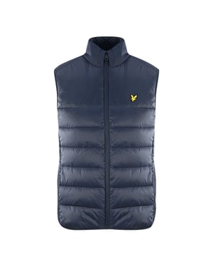 Lyle & Scott Wattierte Weste in Navy