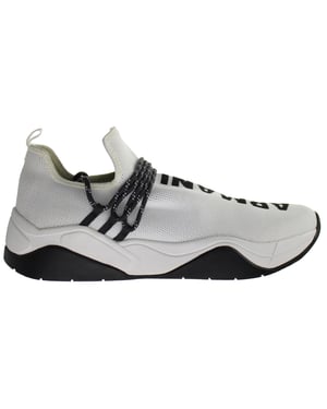 Armani Exchange Strick Damen Melange White Trainer