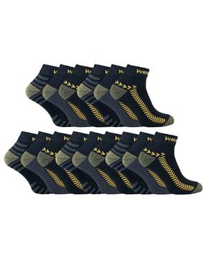15 Paar Multipack Herren-Knöchelsocken | Low Cut Short Work Socks - 15 Paare