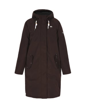 Schmuddelwedda Winterparka Damen dunkelbraun