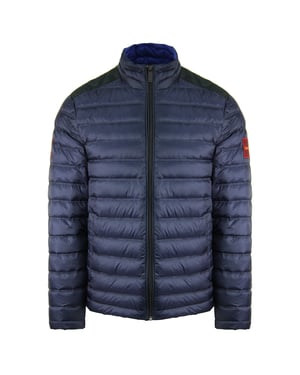 Calvin Klein Nylon Herren-Steppmantel, Marineblau