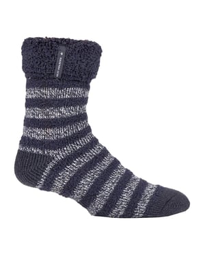 HEAT HOLDERS - Warme Luxus Fleece gefütterte Herren Lounge Bett Socken