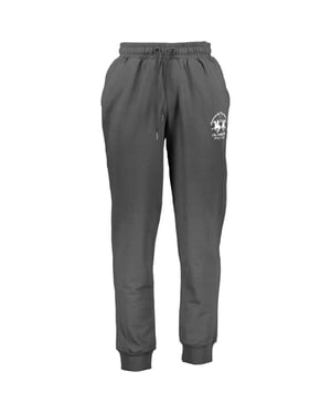 La Martina Herren Sweatpants aus grauer Baumwolle