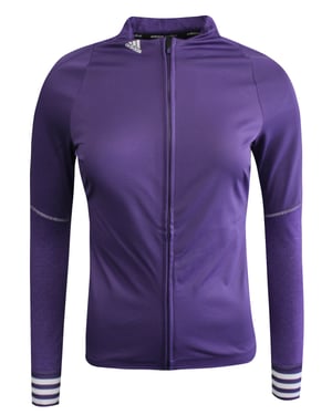 Adidas Performance Womens Purple Cycling Track Jacke