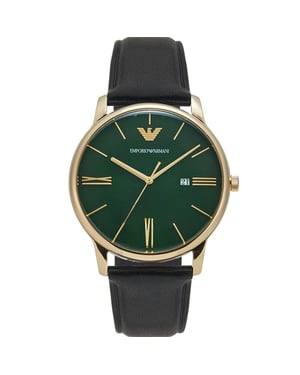 Emporio Armani Minimalist Schwarz Herren Armbanduhr AR11601