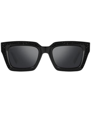 Jimmy Choo Megs 807 T4 schwarze Sonnenbrille