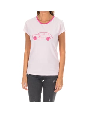 Kurzarm-T-Shirt mit Rundhalsausschnitt für Frauen ADM0028