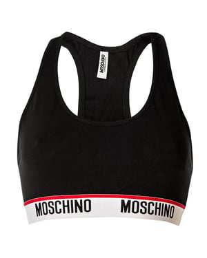 Moschino Bustier Racerback Stretch Baumwolle