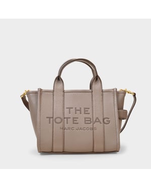 The Small Tote Bag - Marc Jacobs - Leder - Cement