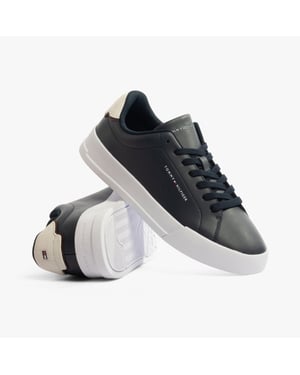 Tommy Hilfiger LOGO COURT Herren Sneakers Desert Sky