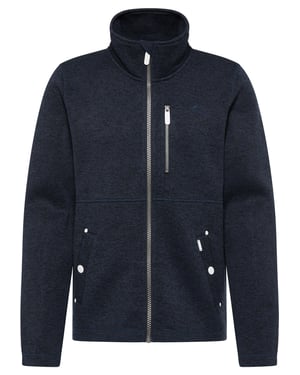 ICEBOUND Serie yuka Strickfleecejacke Herren Marine Melange